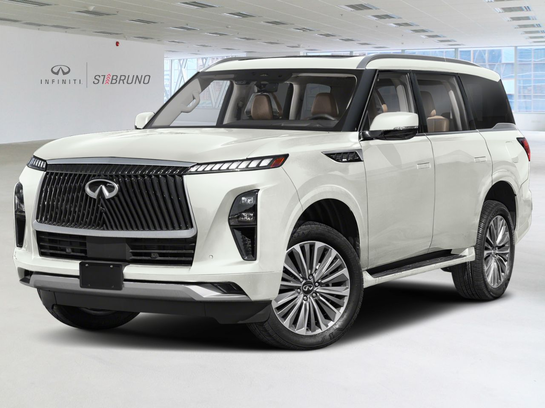 INFINITI QX80 2025 2025 Blanc radiant triple couche nacré