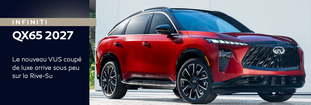Infiniti QX65 2027 : Le nouveau VUS coupé de luxe arrive sous peu sur la Rive-Sud
