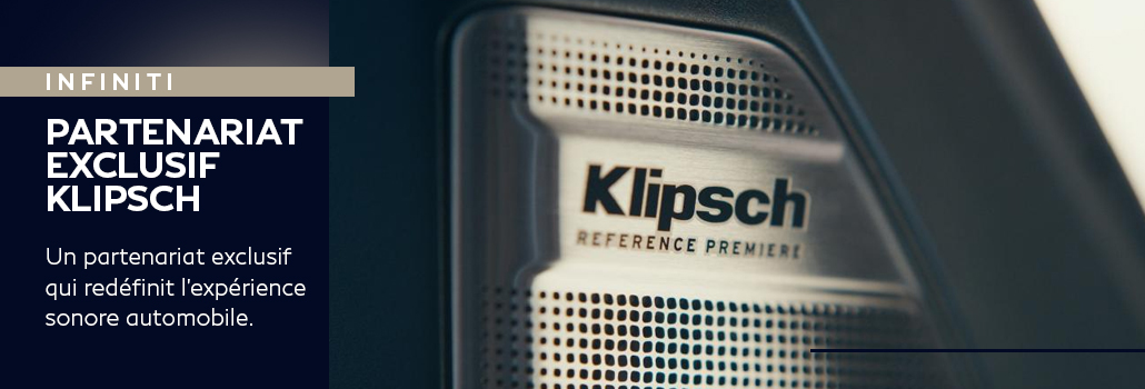 L’acoustique du futur : le partenariat exclusif entre Infiniti et Klipsch transforme l’expérience de conduite de luxe